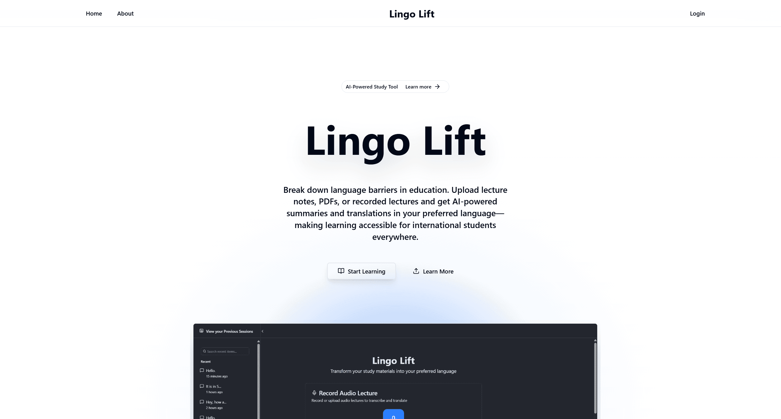 Lingo Lift screenshot